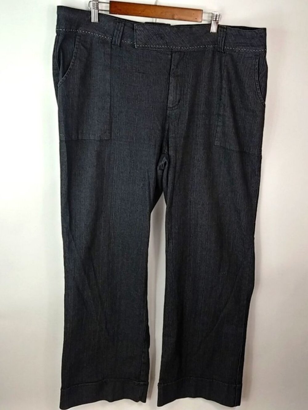 Jamie Nicole Black Stretch Dress Jeans 18 Plus
